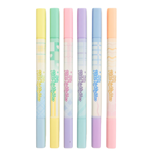 Marca Texto - Duo Colors - Estojo c/ 12 Cores