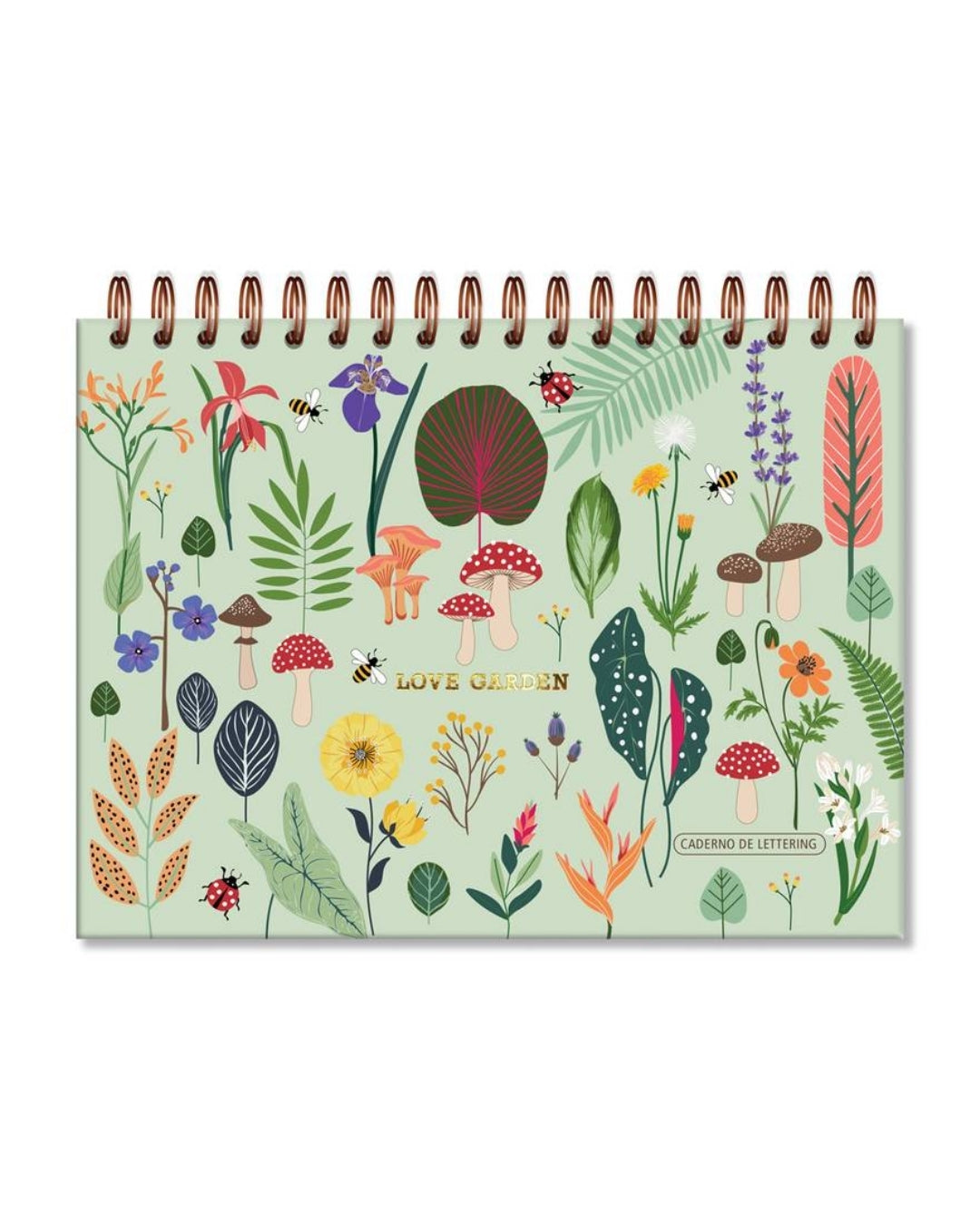 Caderno de Criação - Fina Ideia - Love Garden - frente