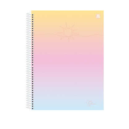 Caderno Espiral - Animativa - Clean - 80 Folhas - Capa Dura