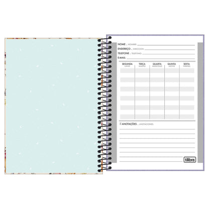 Caderno Espiral - Tilibra - Ursinho Pooh - 80 Folhas - 140mm x 200mm