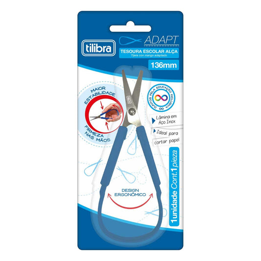 Tesoura Escolar - Tilibra - Adapt