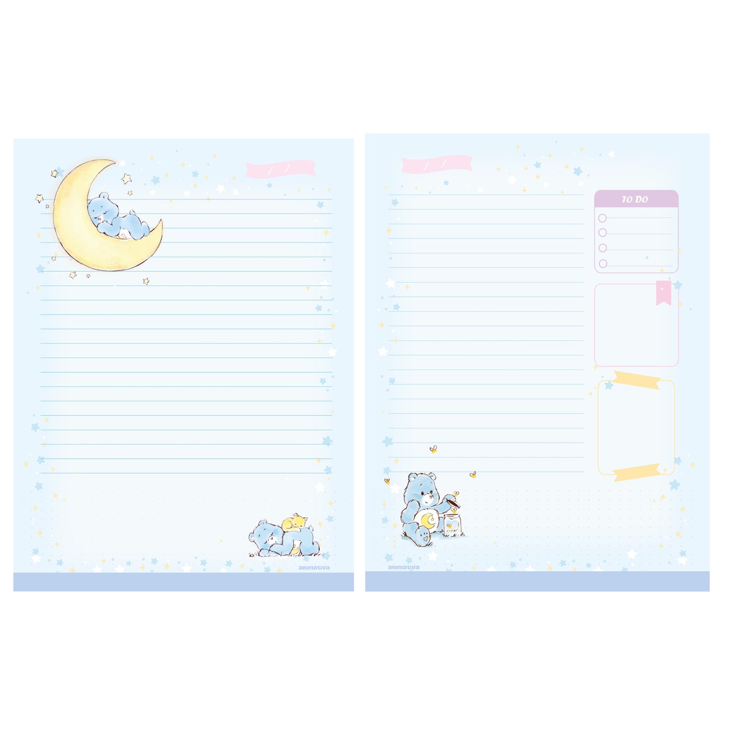 Caderno Colegial - Animativa - Ursinhos Carinhosos - 160Fls - 180x250mm