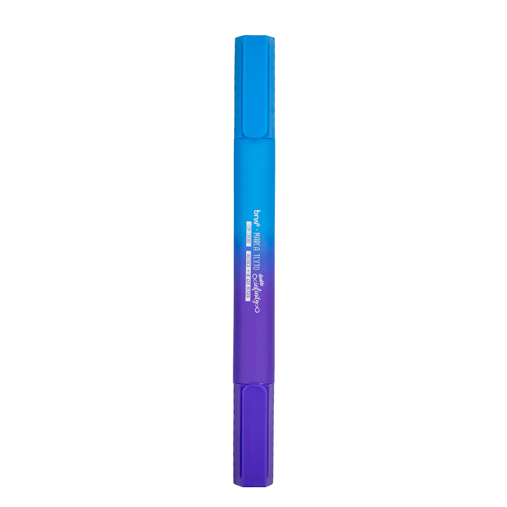 Marca Texto - BRW - Double Infinity c/ Cheirinho - lateral
