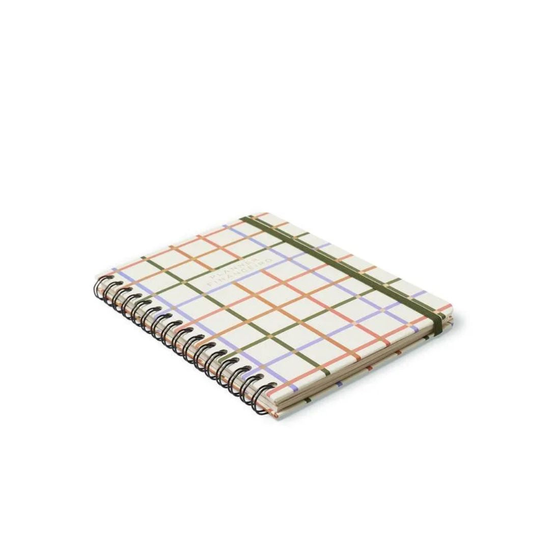 Planner Permanente Wire-o Financeiro - Cícero - 14,8x21cm Trama Teia