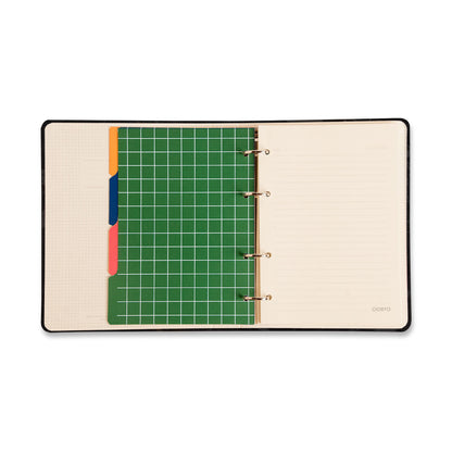 Caderno Criativo Argolado Office Duo - Cícero - Relicário Botânica - Pautado & Pontado A5
