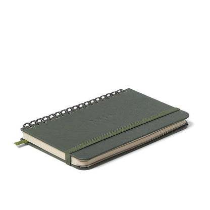 Planner Wire-o 2026 - Cícero - Clássica Semanal Office 15,5x9 - Verde Oliva