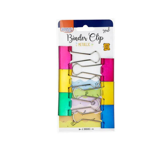 Binder Clips - BRW - Metallic