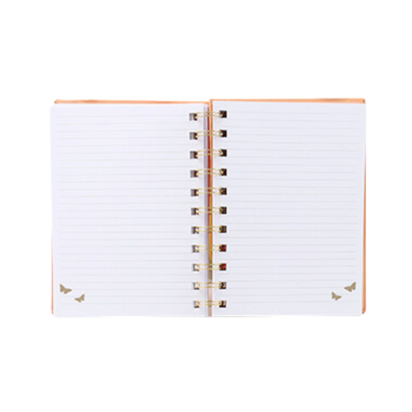 Caderno A6 Argolado - Molin - Borboletas - Capa Dura - 80 Folhas