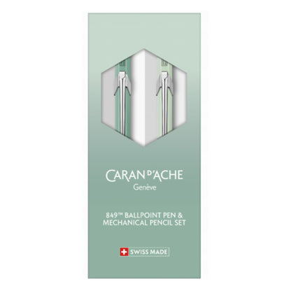 Kit Caneta & Lapiseira - Caran d'Ache - Misty Forest