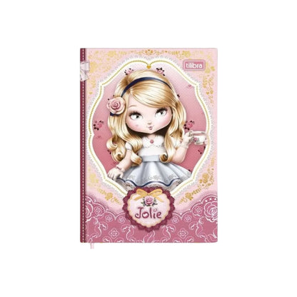 Caderneta Costurada - Tilibra - Petit Jolie  - 96 Folhas - 105mm x 148mm