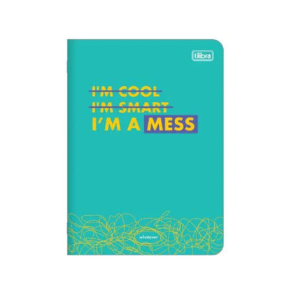 Caderno Grampeaado - Tilibra - Fun - Frases Divertidas - 150mmx208mm - 32Fls