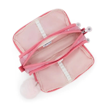 Estojo Gitroy - Kipling - Glitter Cats - lateral