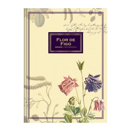 Caderno Colegial - Animativa - Dani Fernandes - Flor de Figo - Perfumado - 160Fls