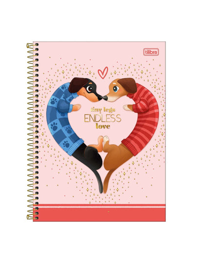 Caderno Colegial Espiral - Tilibra - Brownie The Dog - 60Fls
