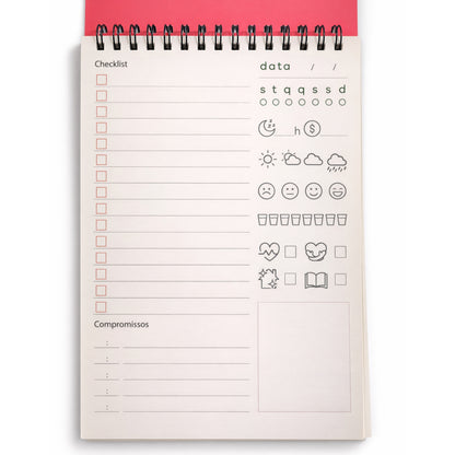 Bloco Planner - Papelaria Unicórnio - Diário - MEU 2026