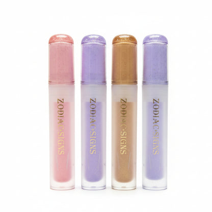 Marca Texto - Zodiaco Signo c/ Glitter - Estojo c/ 4 cores
