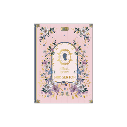 Caderno Colegial - Tilibra - Bridgerton - Nova Coleção - 176mm x 239mm - 80Fls