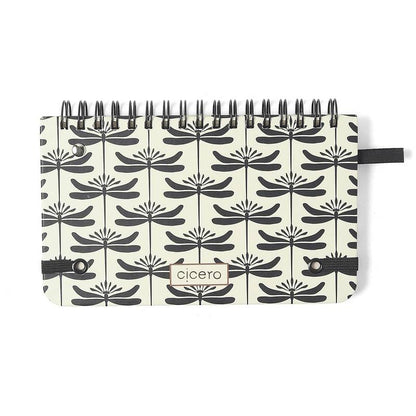 Planner Wire-o 2026 - Cícero - Libélulas - Semanal Office 15,5x9 - Off White