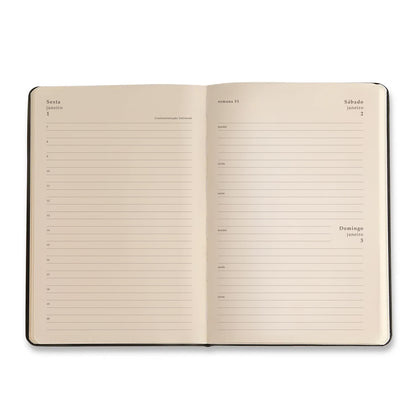 Agenda Planner 2027 - Cícero - Veredas Marrom - Diária 14x21