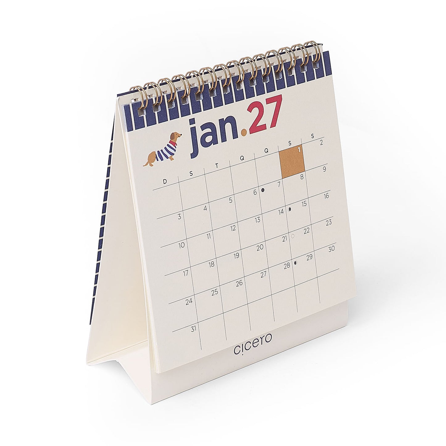 Calendário de Mesa 2027 - Cícero - Petit - 13x15