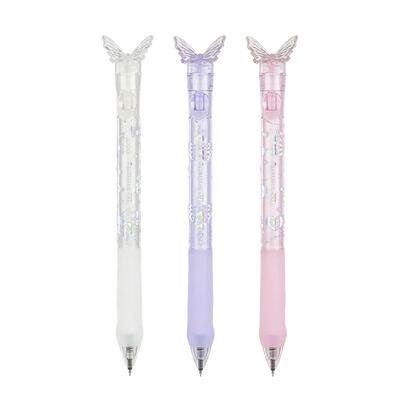 Caneta Gel Retrátil Butterfly Holic Pixie - 0.5mm - Tris