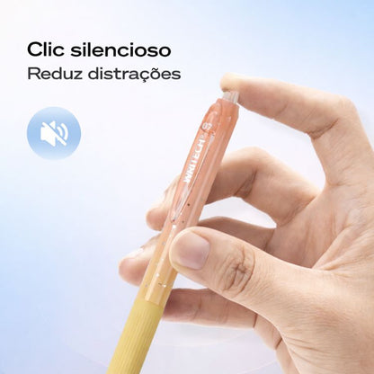 Caneta Gel Retrátil Nebula Writech 0.7mm Tinta Preta W-0163