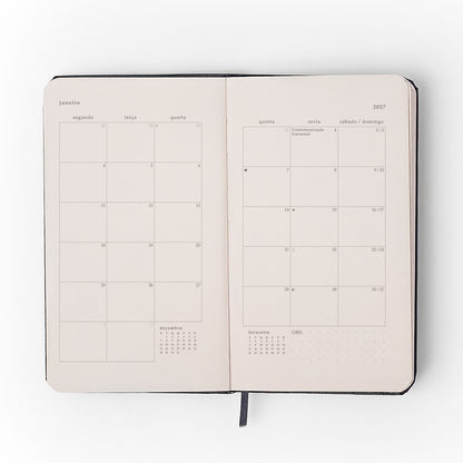 Agenda Planner 2027 - Cícero - Veredas Verde - Semanal Anotações 9x15,5