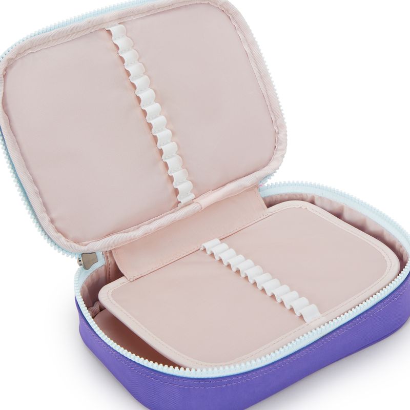 Estojo Kipling 100 Pens Lilás Iris Purp Fun C