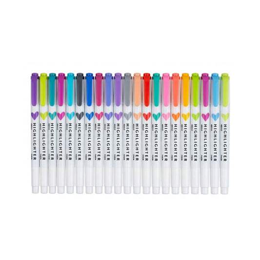 Marca Texto - Highlighter - Estojo c/ 20 Cores