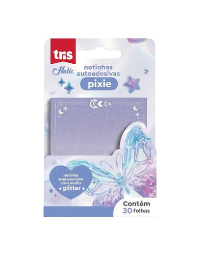 Bloco Adesivo - Tris - Pixie - 40Fls - c/ Glitter