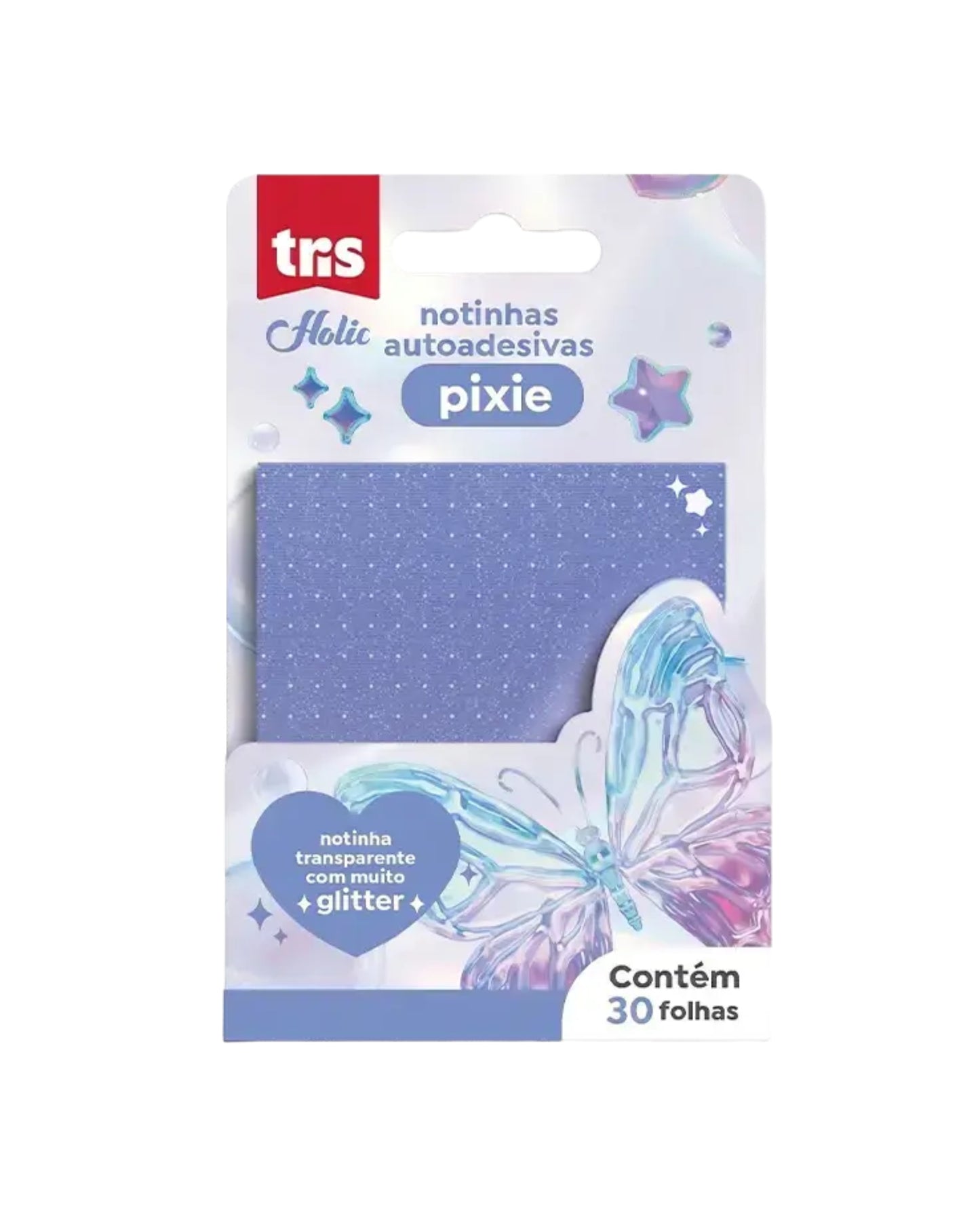 Bloco Adesivo - Tris - Pixie - 40Fls - c/ Glitter