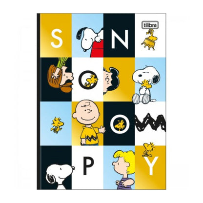 Caderno Colegial - Tilibra - Snoopy - Brochura - 160 Folhas