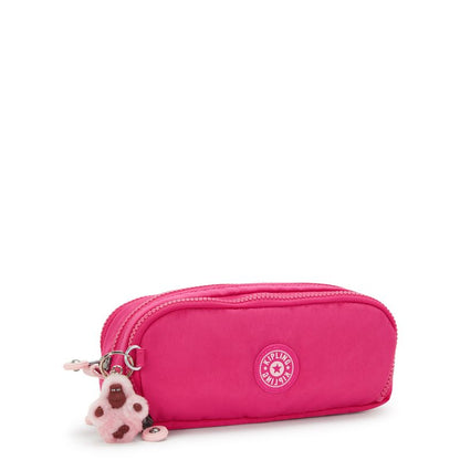 Estojo Kipling Gitroy Rosa Intense Rose - frente