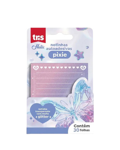 Bloco Adesivo - Tris - Pixie - 40Fls - c/ Glitter