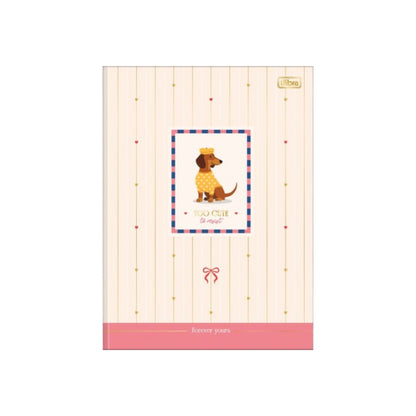Caderno A5 - Tilibra - Brownie - 140mm x 200mm - 80Fls