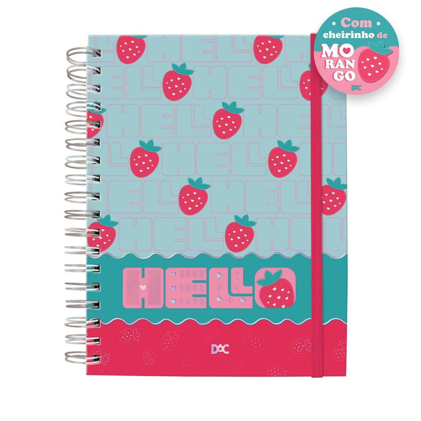 Caderno Mini - DAC - Smart Hello Moranguinho 80 Fls