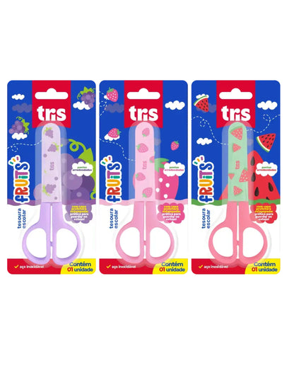 Tesoura Escolar - Tris - Fruits