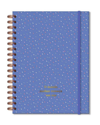 Caderno Colegial - Fina Ideia - Riscadinho - 173mm X 235mm - 80Fls