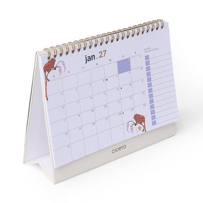 Calendário de Mesa 2027 - Cícero - Relicário - 20x15
