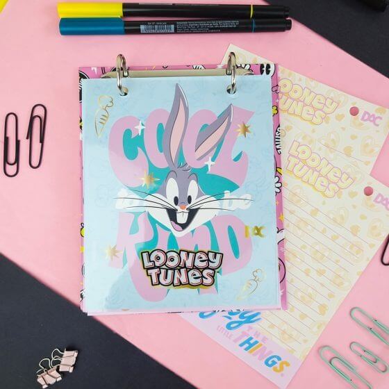 Caderno Argolado Mini - DAC - Looney Tunes