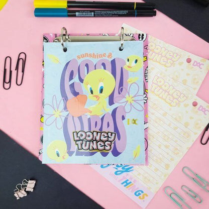 Caderno Argolado Mini - DAC - Looney Tunes