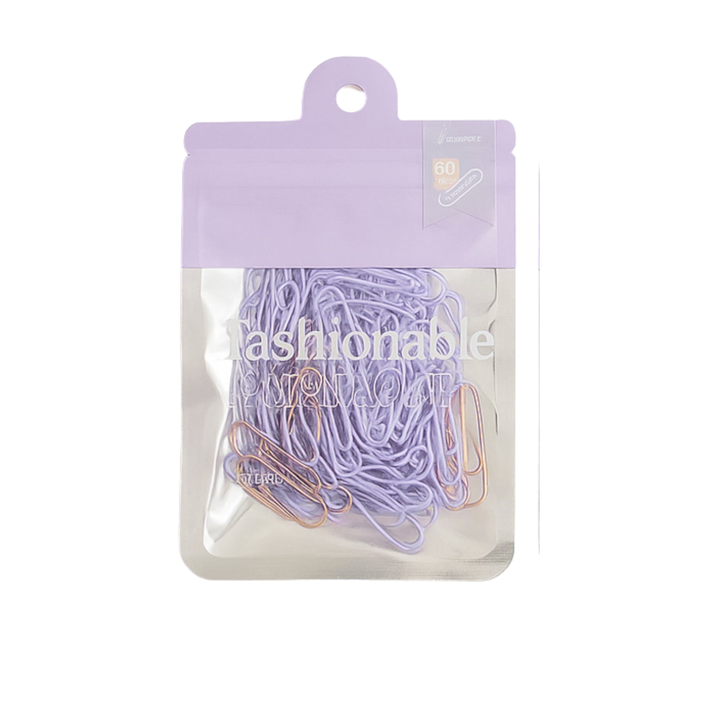 Clips - Fashionable - Cores Pastel - 60 unidades