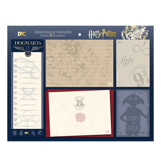 Bloco de Anotações - DAC - Harry Potter 5 Blo c/ 20 Fls