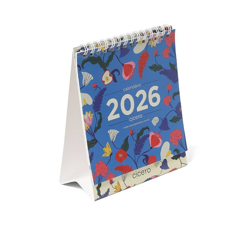 Calendario de Mesa 2026  - Cícero - Doce Florada - 13x15