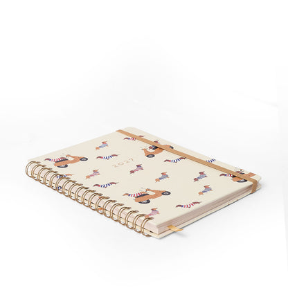 Agenda Planner Wire-o 2027 - Cícero - Petit Lambreta - Semanal Planejamento 17,3x24