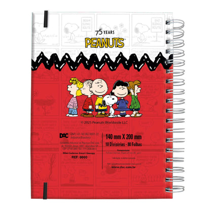 Caderno Smart Mini - DAC - Snoopy - Capa Dura - 80 Folhas