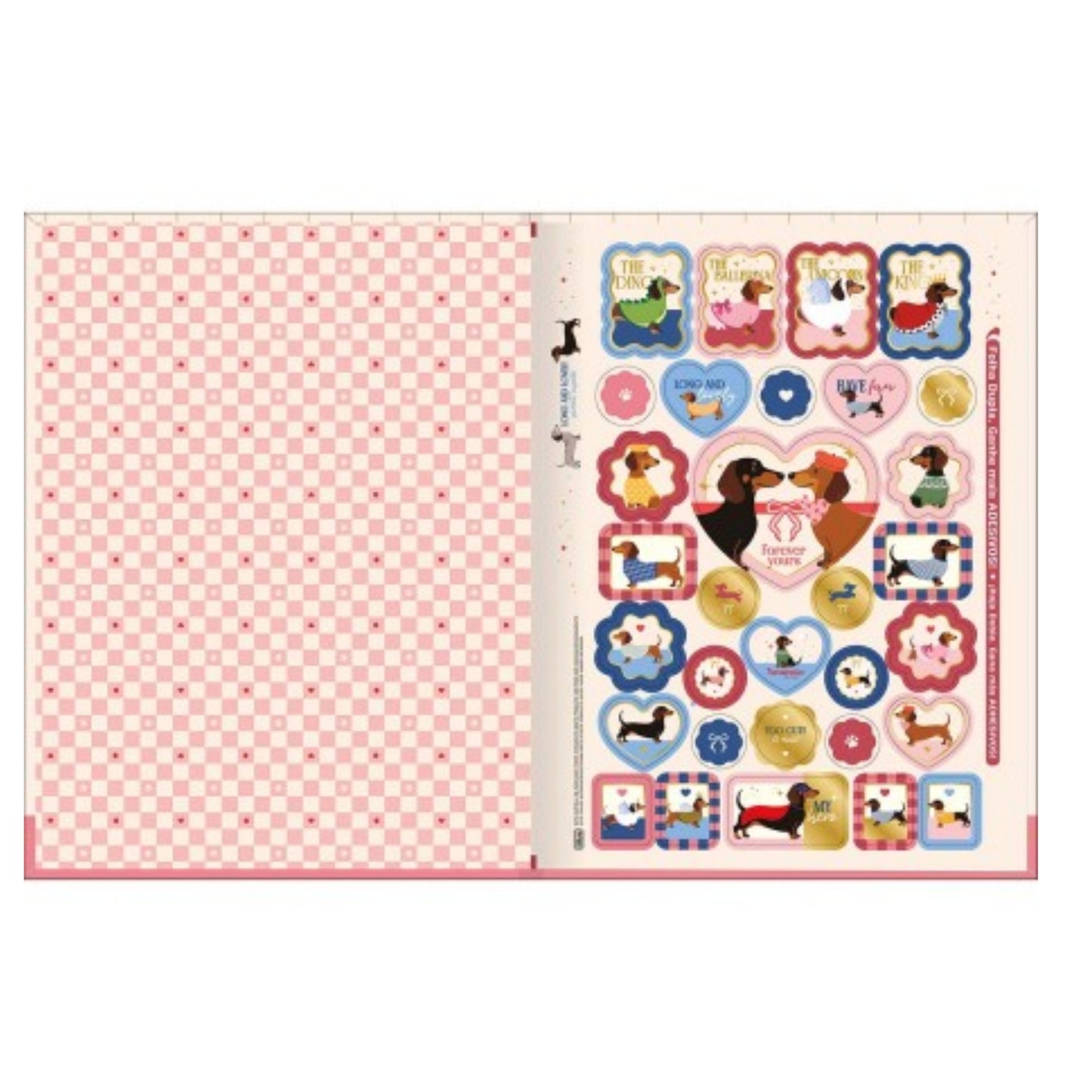 Caderno A5 - Tilibra - Brownie - 140mm x 200mm - 80Fls