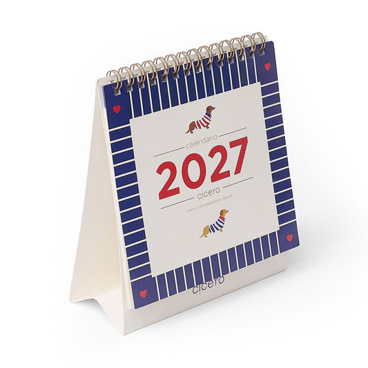 Calendário de Mesa 2027 - Cícero - Petit - 13x15