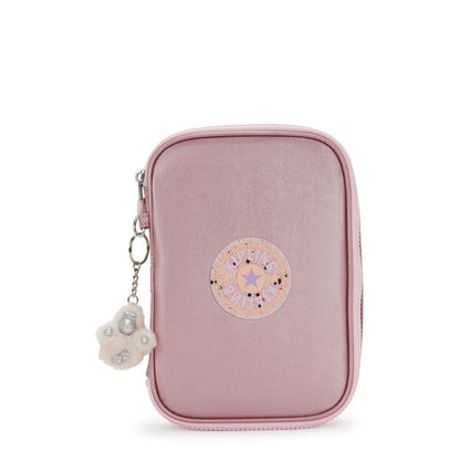 Estojo Kipling 100 Pens Rosa Bronze Pi Met C
