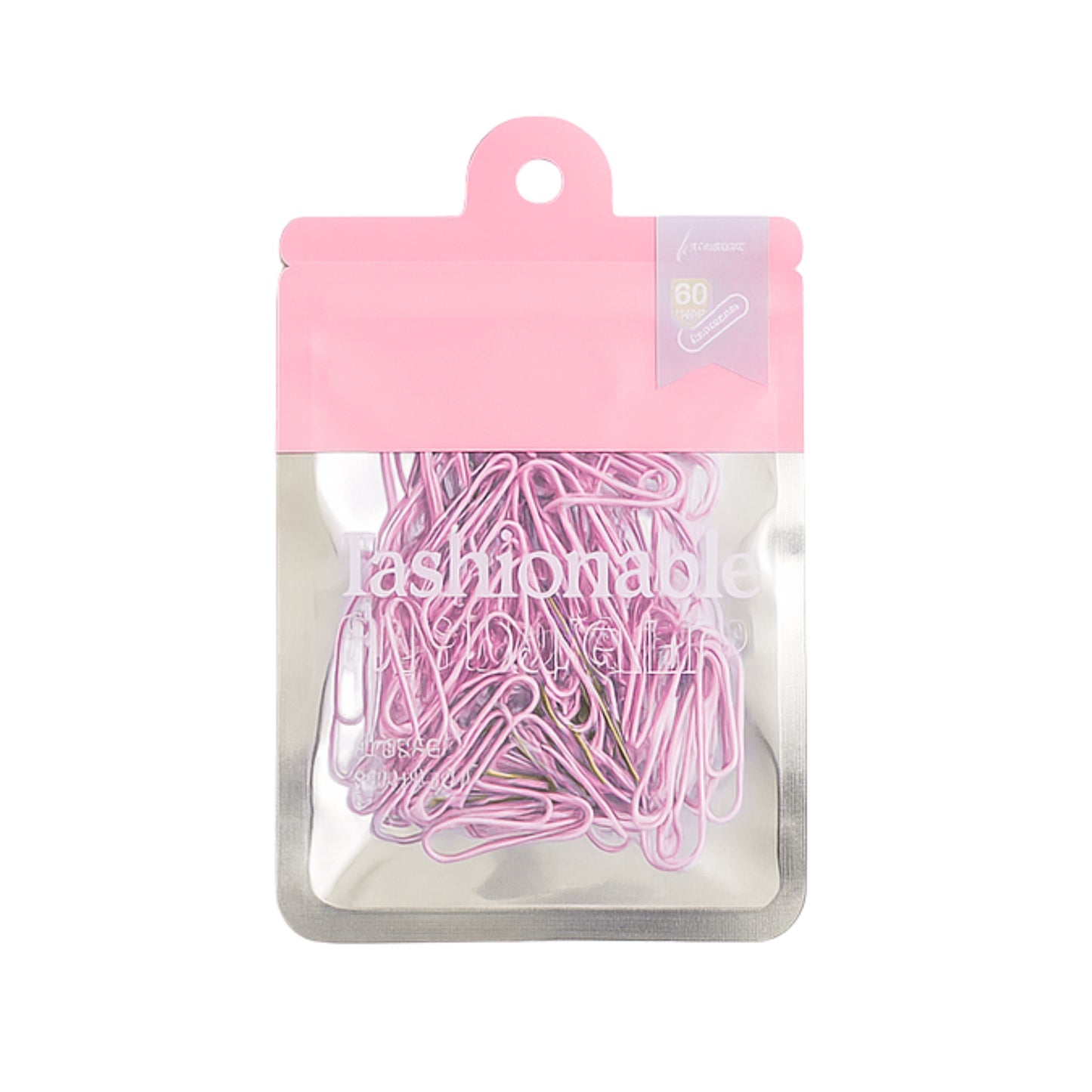 Clips - Fashionable - Cores Pastel - 60 unidades